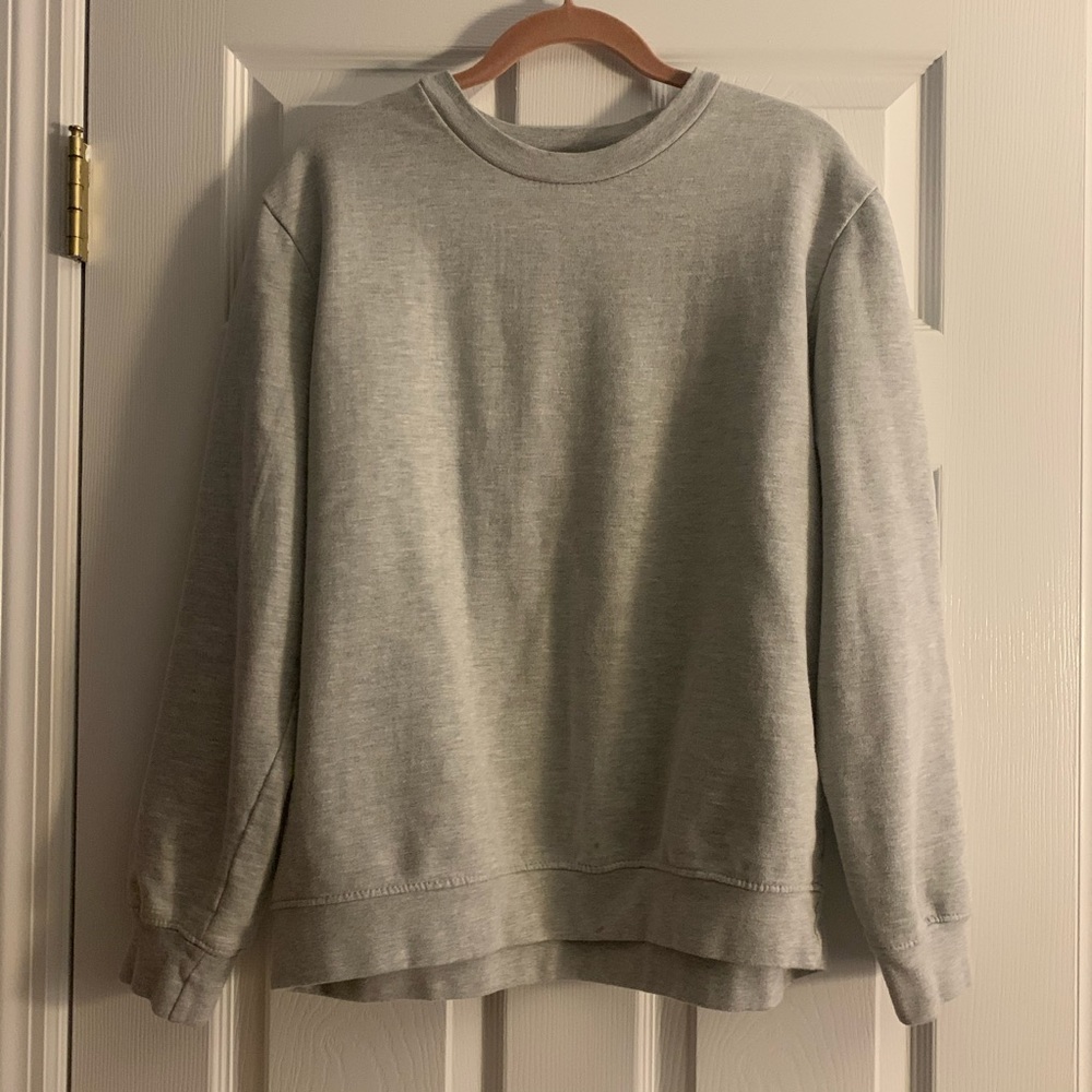 Men’s Bershka grey crew neck sweatshirt